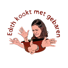 Edith kookt met gebaren logo